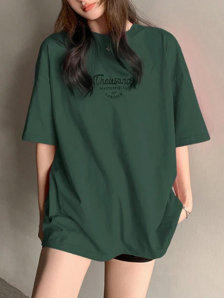 Unisex Thousand Baskılı Tasarım Tshirt - 3