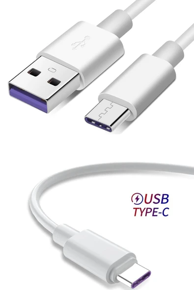 Samsung Uyumlu Typec Hızlı Şarz Kablosu Galaxy S9 A20 A30 A50 A70 M20 Type C Hızlı Şarj Kablo - 6