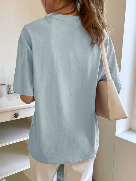 Unisex Good Days Baskılı Tasarım Tshirt - Resim 11