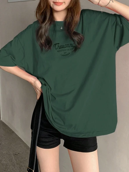 Unisex Thousand Baskılı Tasarım Tshirt - 2
