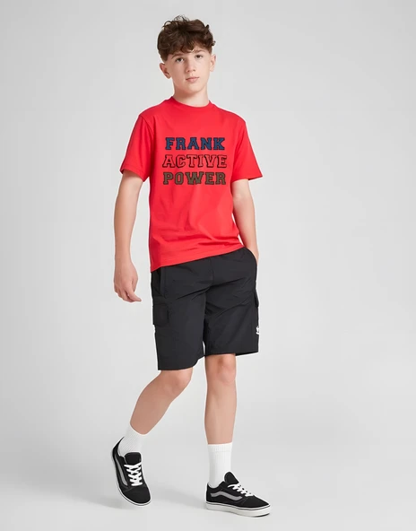 Çocuk Frank Baskılı Pamuklu Tshirt - 4