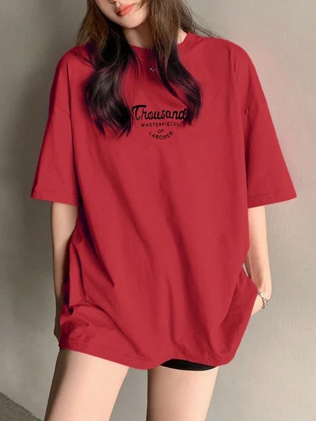 Unisex Thousand Baskılı Tasarım Tshirt - 7