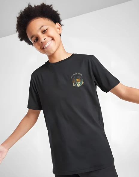Çocuk Arizona Baskılı Pamuklu Tshirt - 4