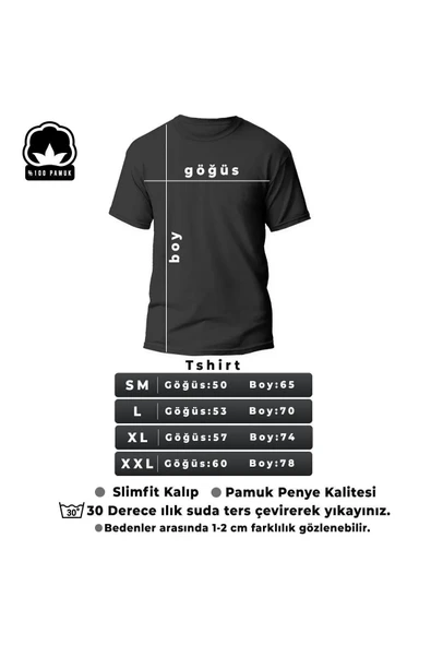 Unisex Basic Model 5'll Tshirt - Resim 4