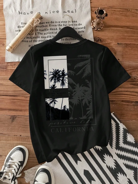 Unisex Every Moment Baskılı Tasarım Tshirt ürün görseli 1