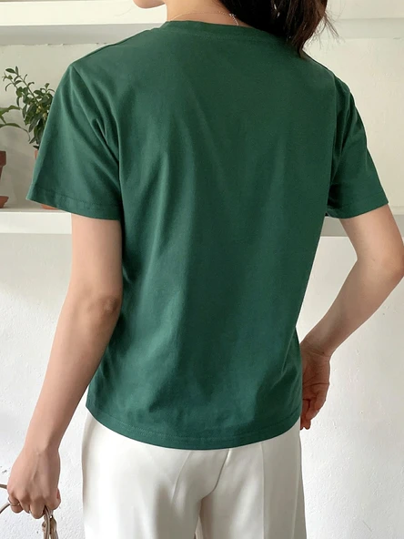 Unisex Sunshine Smiling Baskılı Tasarım Tshirt - 2