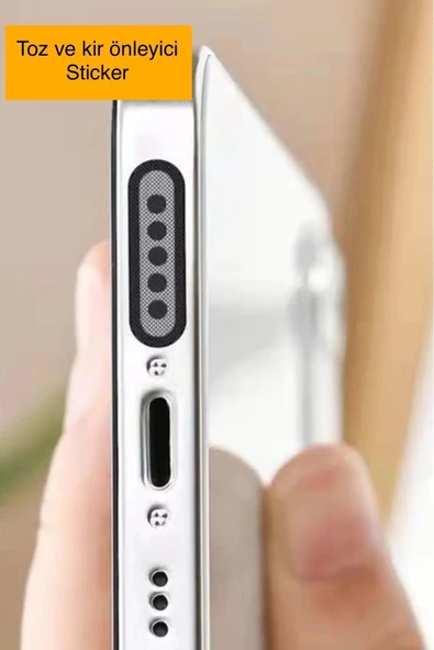 İphone Tüm Serileri Için Toz Ve Kir Önleyici Hoparlör Toz Önleyici Sticker Telefon Hoparlör Koruyucu ürün görseli