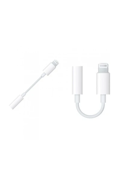 Iphone 7 8 X Plus Uyumlu Kulaklık Çevirici Lightning Aux Dönüştürücü