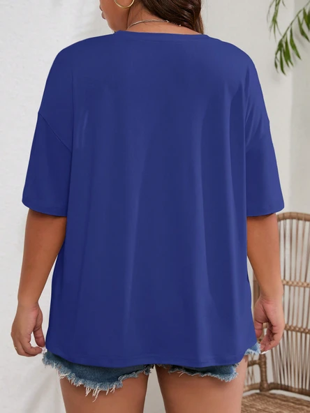 Unisex Paris Baskılı Oversize Tshirt - Resim 2