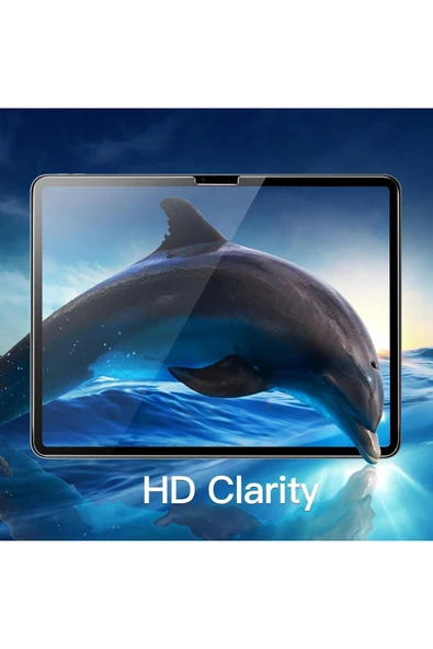 İpad Air 13 inç M2 1. Nesil 2024 Uyumlu Ekran Koruyucu Nano Cam Şeffaf Esnek Kırılmaz Tablet Camı - Resim 6