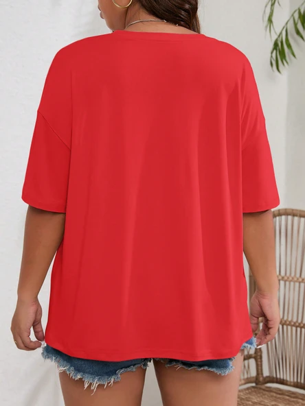 Unisex Paris Baskılı Oversize Tshirt - Resim 10