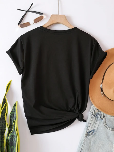 Eriyen Kalpler Baskılı Tasarım Tshirt - 2