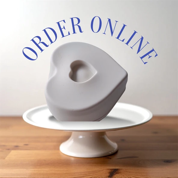 PinkRose Beyaz 12 Li Mini Silikon Kalp Kek Kalıbı,muffin Kalıbı ,airfryer kabı 12 Adet - 2