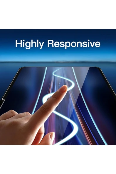 İpad Air 13 inç M2 1. Nesil 2024 Uyumlu Ekran Koruyucu Nano Cam Şeffaf Esnek Kırılmaz Tablet Camı - Resim 5