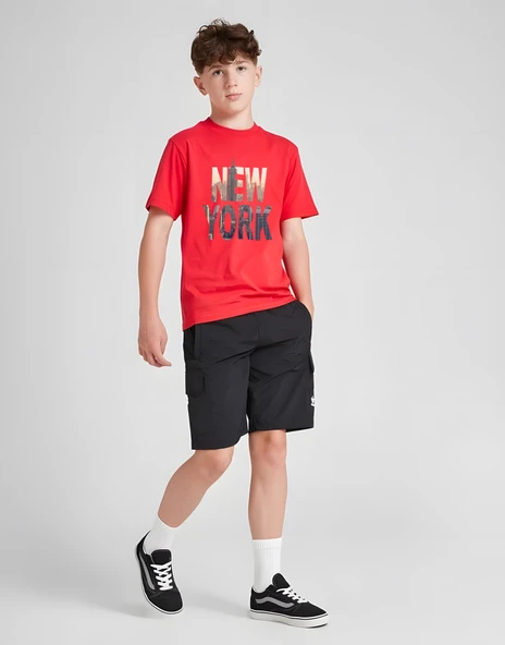 Çocuk NewYork Baskılı Pamuklu Tshirt - 4