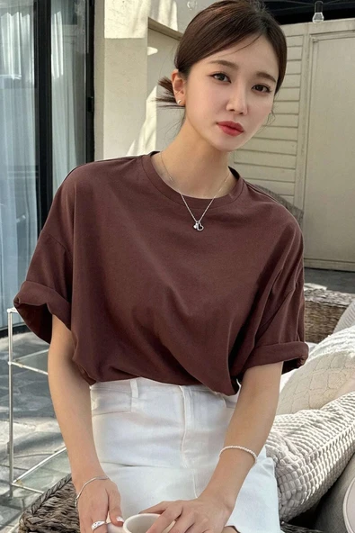 Unisex Yön Gösteren Baskılı Tasarım Tshirt - 8