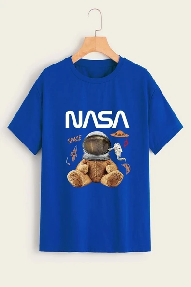 Nasa Baskılı Tasarım T-shirt