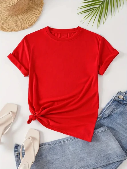 Unisex Yön Gösteren Baskılı Tasarım Tshirt - 11