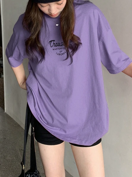 Unisex Thousand Baskılı Tasarım Tshirt - 12