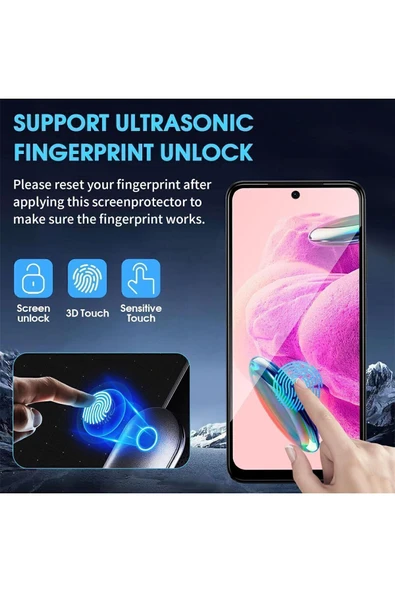 Xiaomi Redmi Note 12 Pro 5g Hayalet Privacy Kırılmaz Cam Seramik Nano Ekran Koruyucu - 6