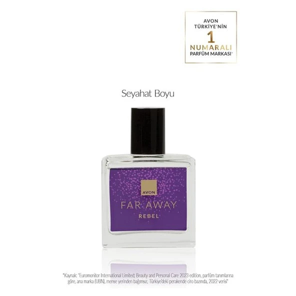 AVON Far Away Rebel Kadın Parfüm EDP 30ml ürün görseli 1