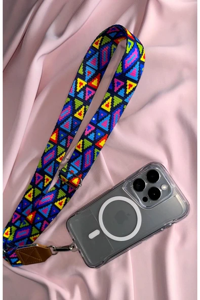 Uzun Kısa Ayarlanabilen Boyuna Takılan Telefon Askısı ürün görseli