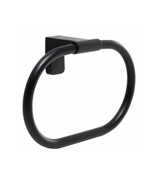 TEMA PREMİUM YUVARLAK HAVLULUK (MAT SİYAH)