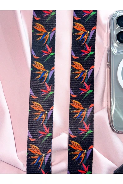 Uzun Kısa Ayarlanabilen Boyuna Takılan Telefon Askısı - Resim 4