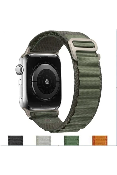 Apple Watch Ultra Gps Cellular 49mm Titanyum Kasa (YEŞİL ,TURUNCU, BEYAZ ,SİYAH) - 7