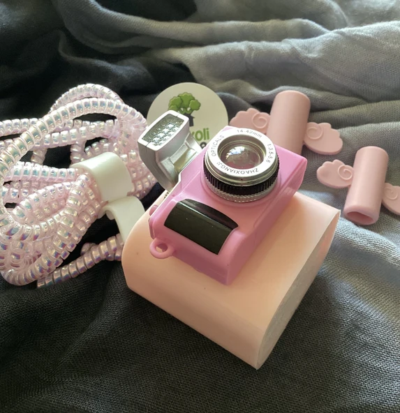 Brokoli Home iPhone 18W/20W Uyumlu Şarj Kılıfı, Şarj Kablosu Örme Aparatı, Kablo Koruyucu Aparatı,Foto - 2