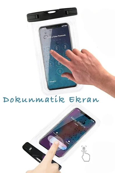Universal Su Geçirmez Telefon Kılıfı Huawei Samsung Iphone Oppo Uyumlu Telefon Sıvı Koruyucu Kılıf - 3