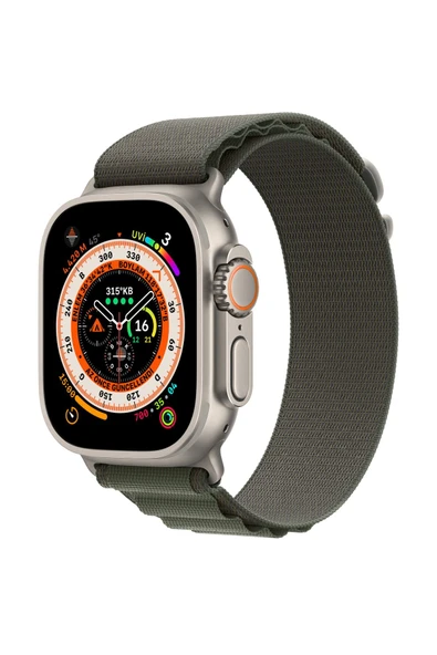 Apple Watch Ultra Gps Cellular 49mm Titanyum Kasa (YEŞİL ,TURUNCU, BEYAZ ,SİYAH)
