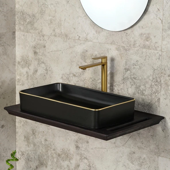 FONTANA YÜKSEK LAVABO BATARYASI (ALTIN) FM-2322 - 2