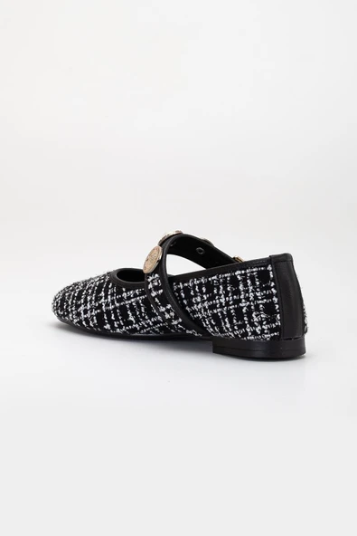 Kadın Babet Siyah Triko İnci Baretli - Resim 5