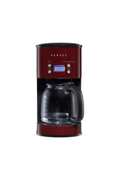 Retro Bordo Filtre Kahve Makinası 1000w 12 Fincan Kapasite