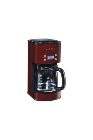 Retro Bordo Filtre Kahve Makinası 1000w 12 Fincan Kapasite - 2