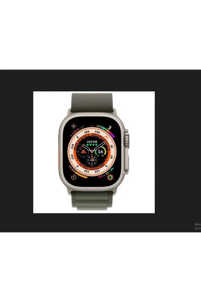 Apple Watch Ultra Gps Cellular 49mm Titanyum Kasa (YEŞİL ,TURUNCU, BEYAZ ,SİYAH) - 2