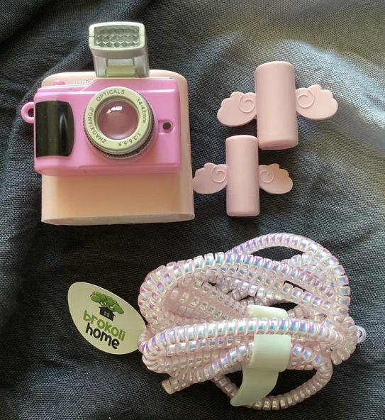 Brokoli Home iPhone 18W/20W Uyumlu Şarj Kılıfı, Şarj Kablosu Örme Aparatı, Kablo Koruyucu Aparatı,Foto - 3