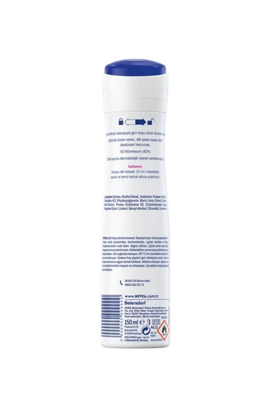 Nivea Fresh Flower 150 ml 3 Adet Deo Sprey - 3