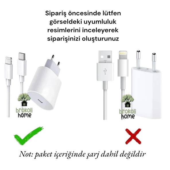 Brokoli Home iPhone 18W/20W Uyumlu Şarj Kılıfı, Şarj Örme Aparatı, Kablo Koruyucu Aparatı,Yengeç - 4