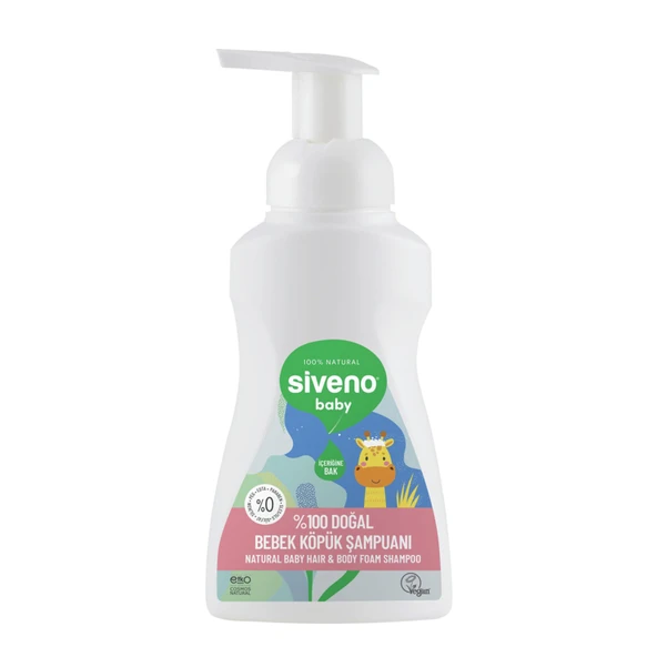 Siveno Baby %100 Doğal Köpük Şampuanı 250 Ml