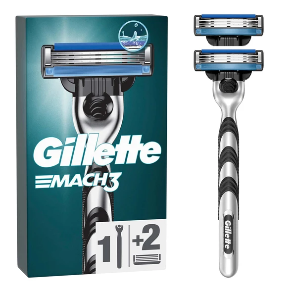 Gillette Mach3 Tıraş Makinesi + Yedek Tıraş Bıçağı