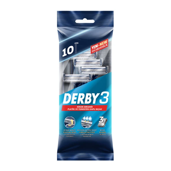 Derby Samurai Klasik 3 10'lu Poşet