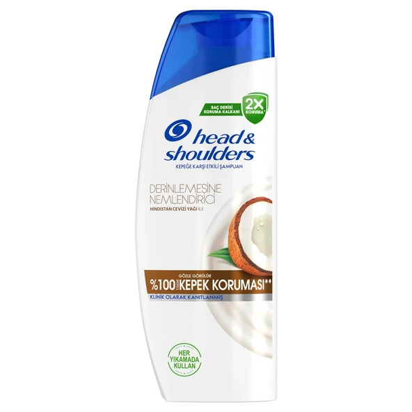 Head&Shoulders Şampuan Derinlemesine Nemlendirici Hindistan Cevizi 1ın1 330 Ml
