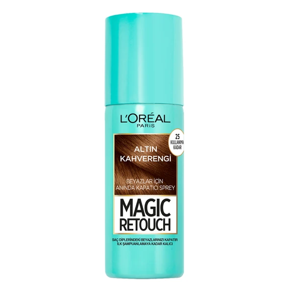 L'Oréal Paris Magic Retouch Beyaz Dipleri Kapatıcı Spray - Altın Kahverengi