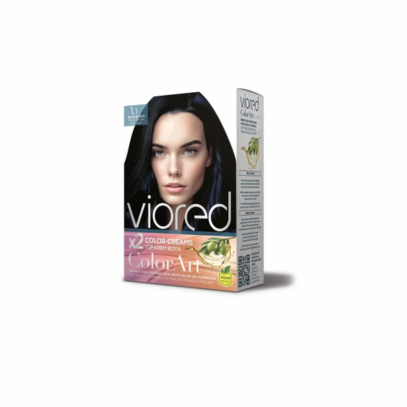 Viored Colorart Set Boya Mavi Siyah 1.1