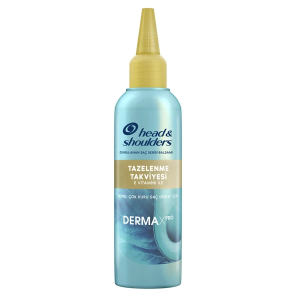Head & Shoulders DERMAXPRO Tazelenme Takviyesi, E-Vitamini İçeren Kepek Karşıtı Saç Derisi Balsamı 145 ml