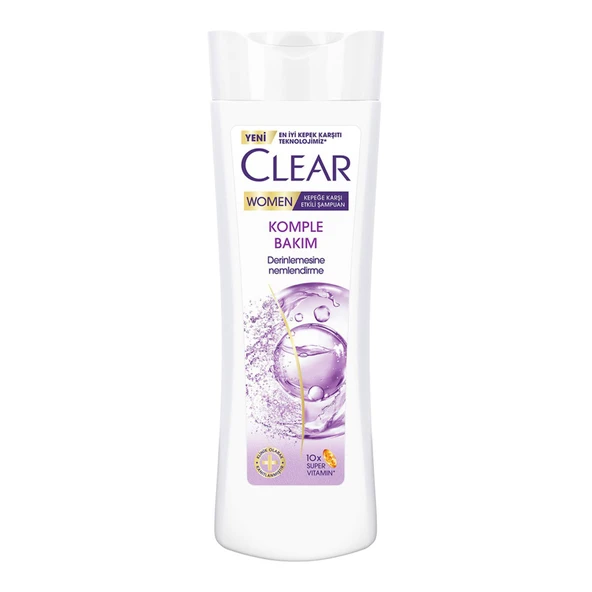 Clear Women Kepeğe Karşı Etkili Şampuan Komple Bakım Vitamin Kompleksi 350 ml