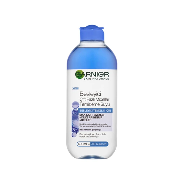 Garnier Besleyici Çift Fazlı Micellar Temizleme Suyu 400ML