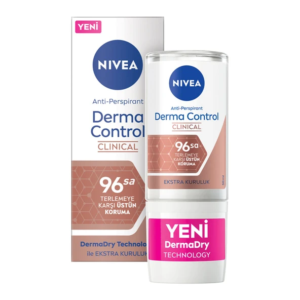 Nivea Derma Control Clinical Kadın Roll-on 50 Ml